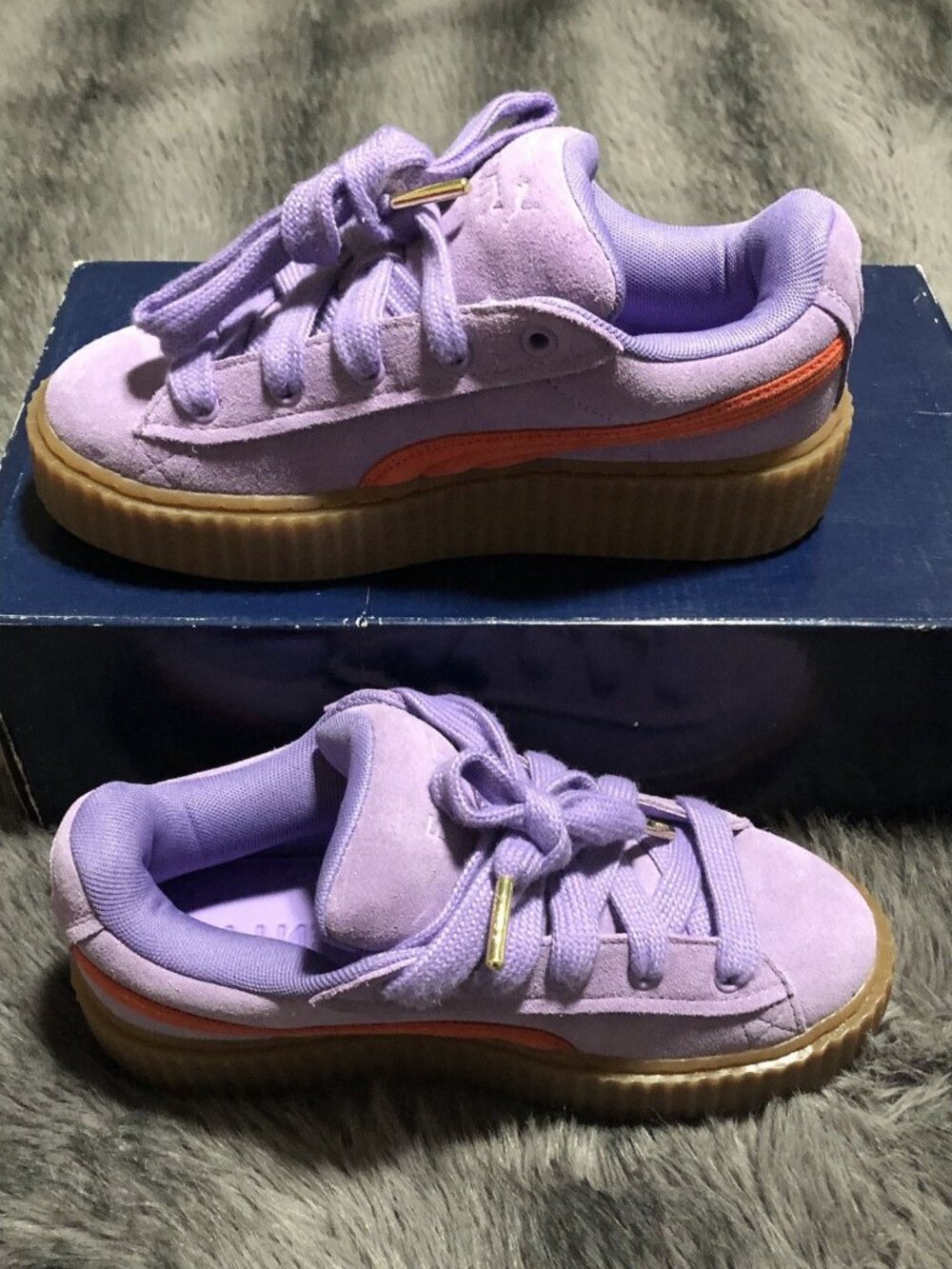 Puma Fenty by Rihanna Creeper Phatty Lavender Alert Purple Women's, Size 6.5